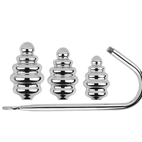 Anal Hooks Hook 8826 Screw-in Set GreatBenefit Anal Ribbed 0807